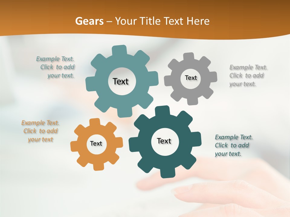 Mobile Female Talking PowerPoint Template