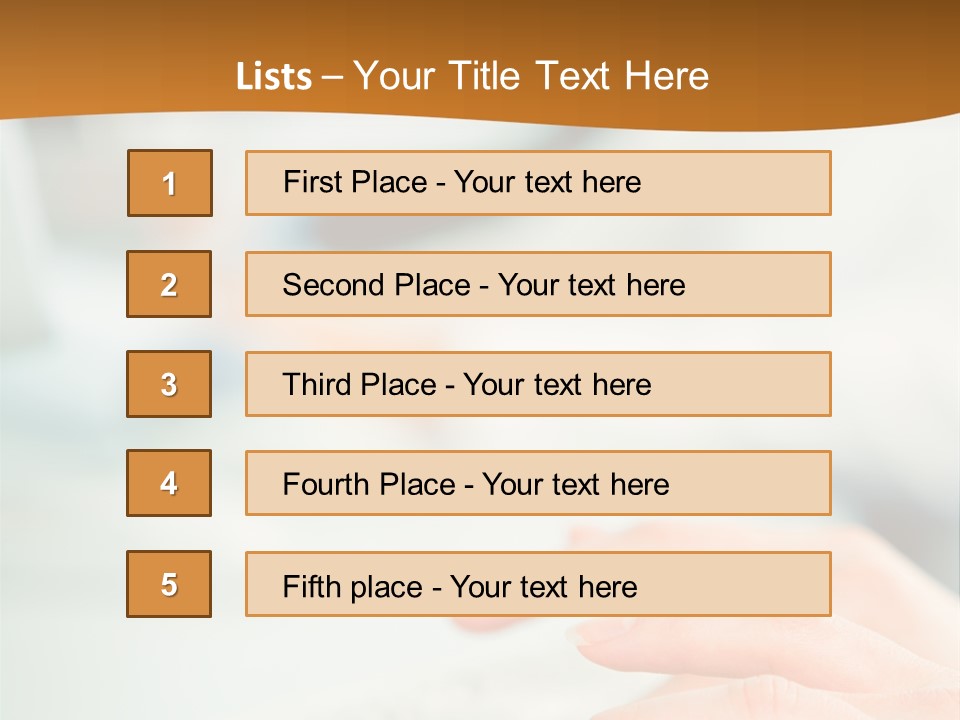 Mobile Female Talking PowerPoint Template