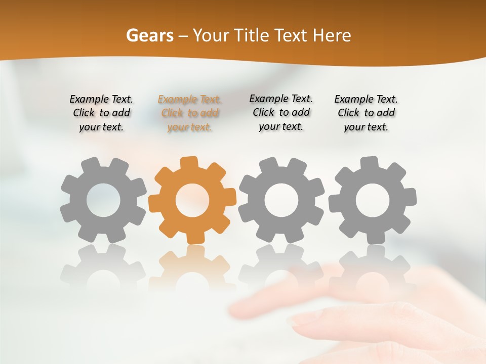 Mobile Female Talking PowerPoint Template