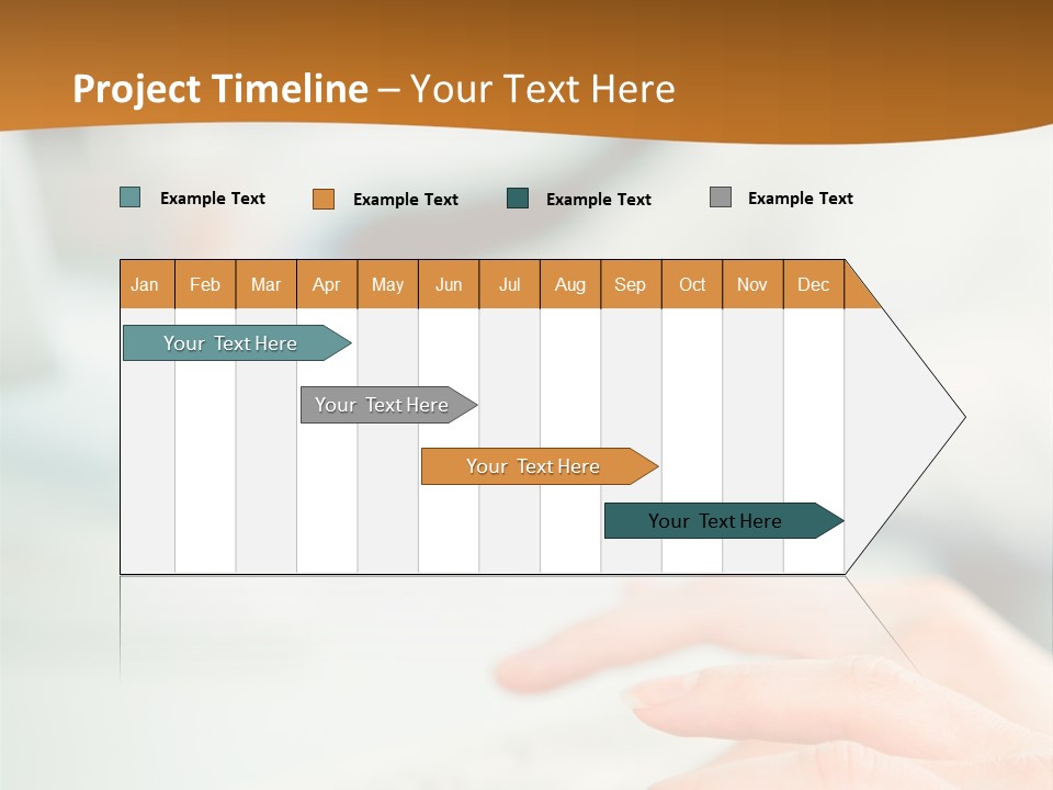 Mobile Female Talking PowerPoint Template