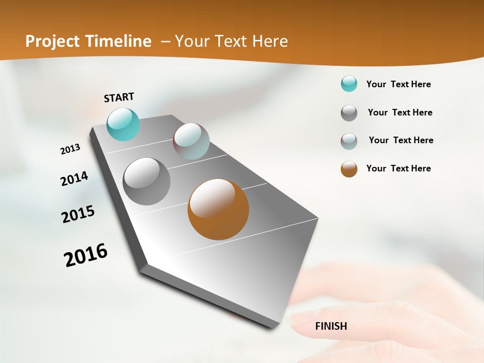 Mobile Female Talking PowerPoint Template