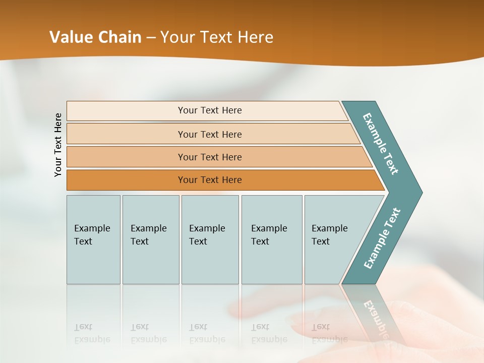 Mobile Female Talking PowerPoint Template