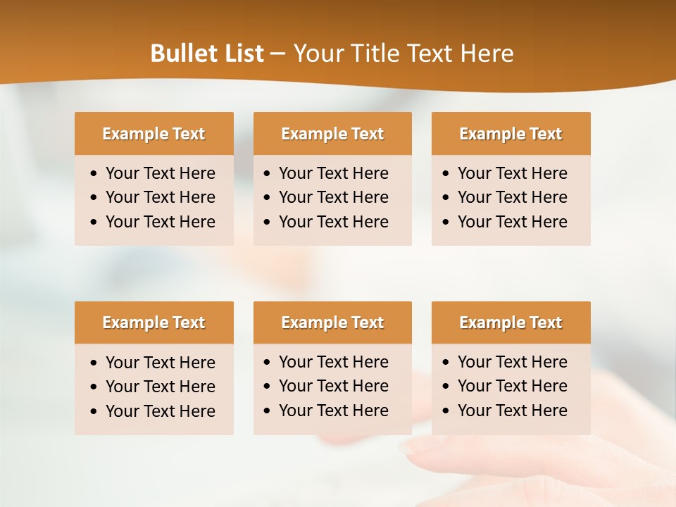 Mobile Female Talking PowerPoint Template