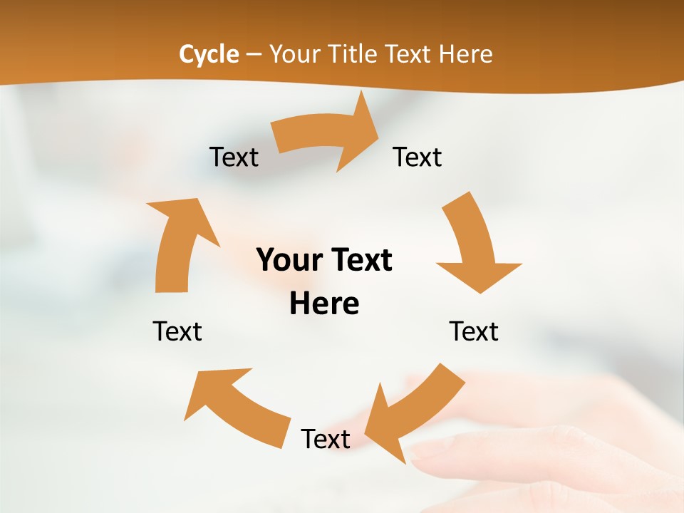 Mobile Female Talking PowerPoint Template