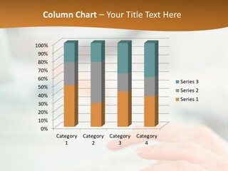 Mobile Female Talking PowerPoint Template