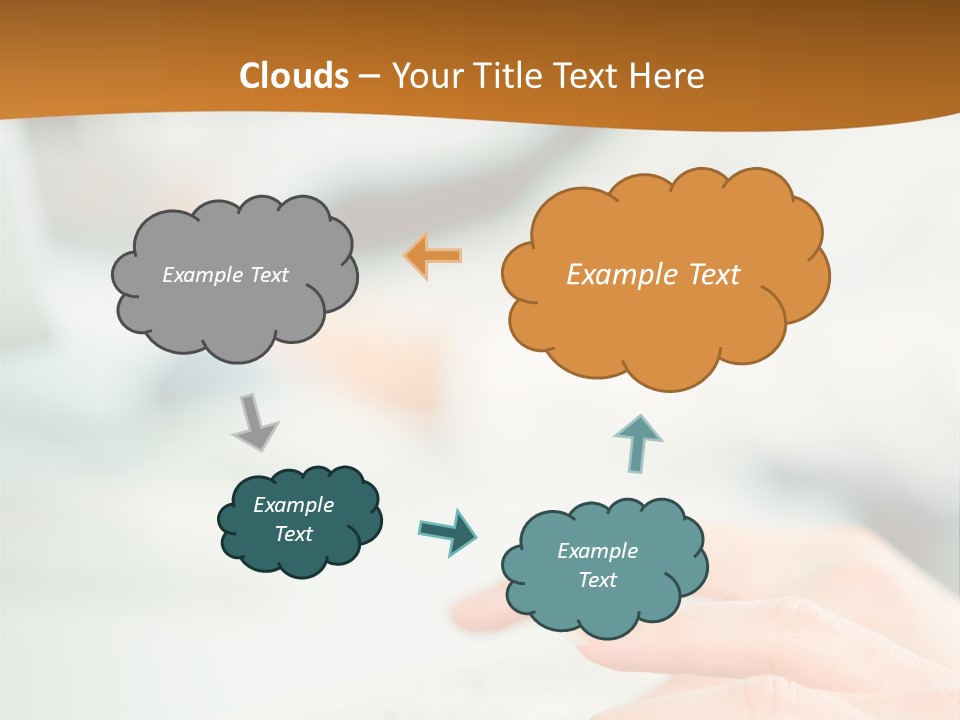 Mobile Female Talking PowerPoint Template