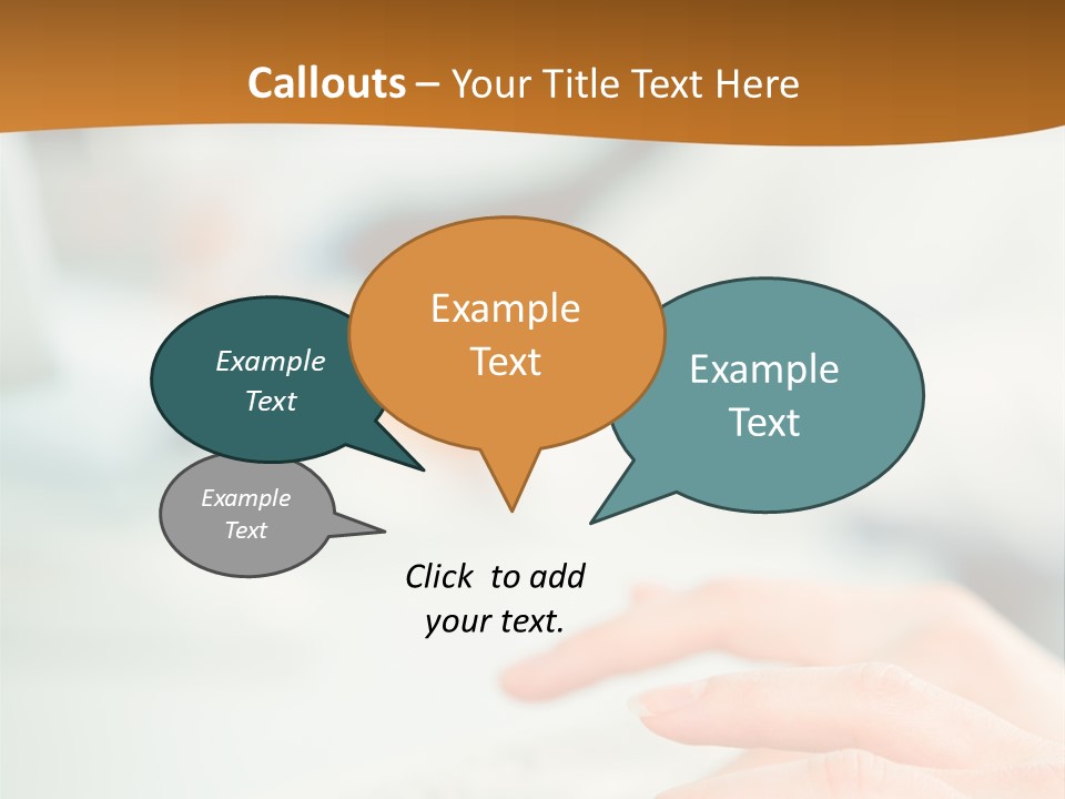 Mobile Female Talking PowerPoint Template
