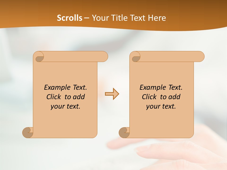 Mobile Female Talking PowerPoint Template