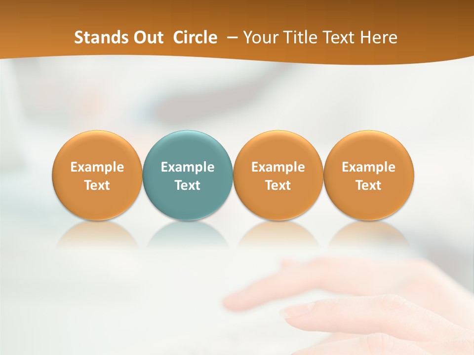 Mobile Female Talking PowerPoint Template