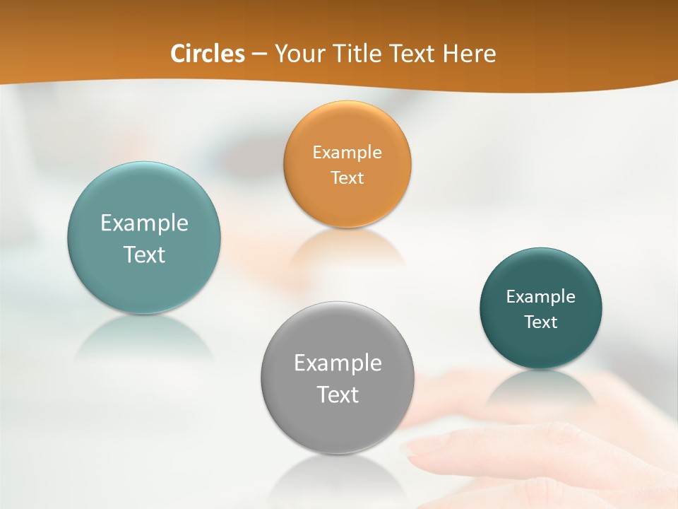 Mobile Female Talking PowerPoint Template