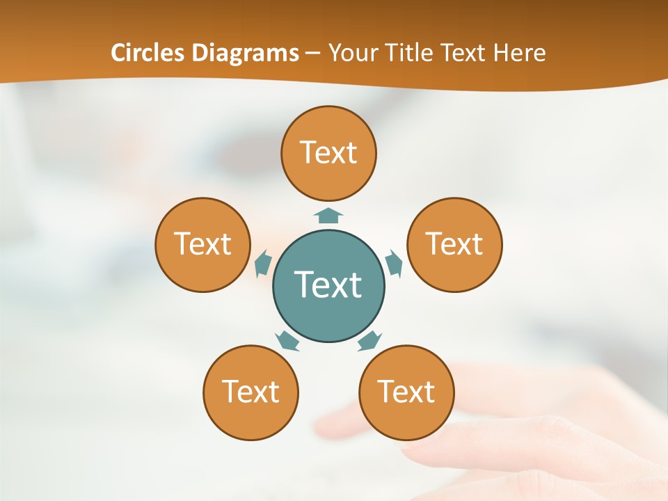 Mobile Female Talking PowerPoint Template