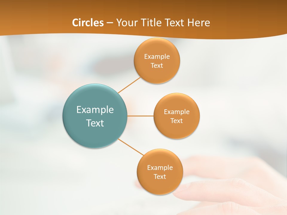 Mobile Female Talking PowerPoint Template