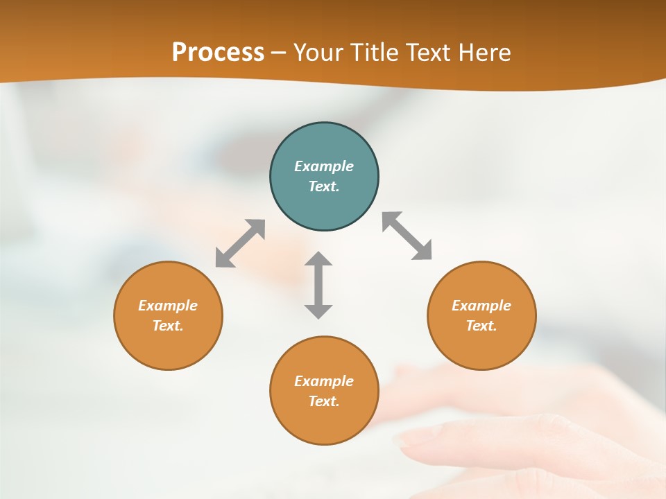 Mobile Female Talking PowerPoint Template