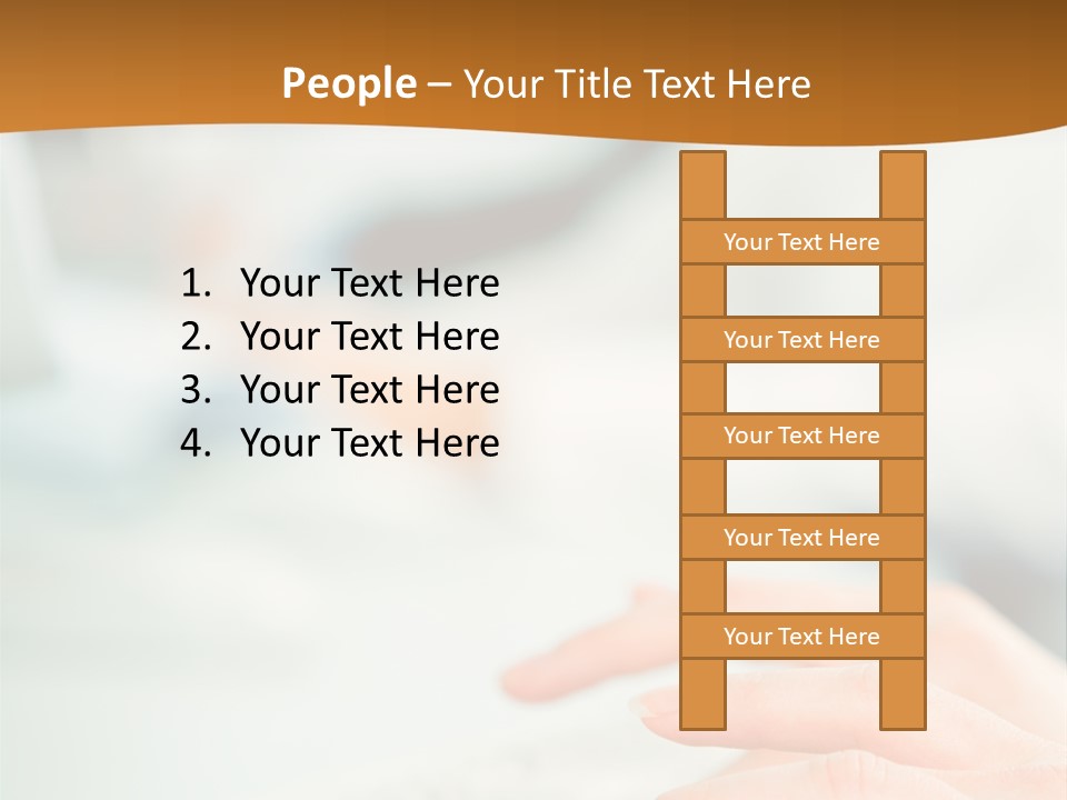 Mobile Female Talking PowerPoint Template