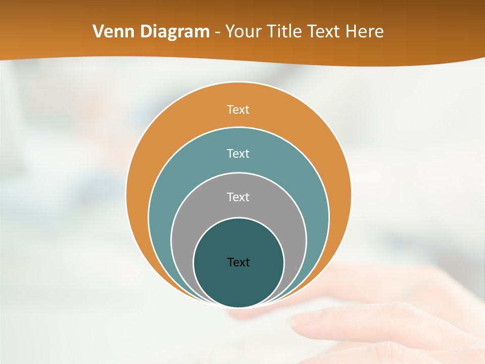 Mobile Female Talking PowerPoint Template