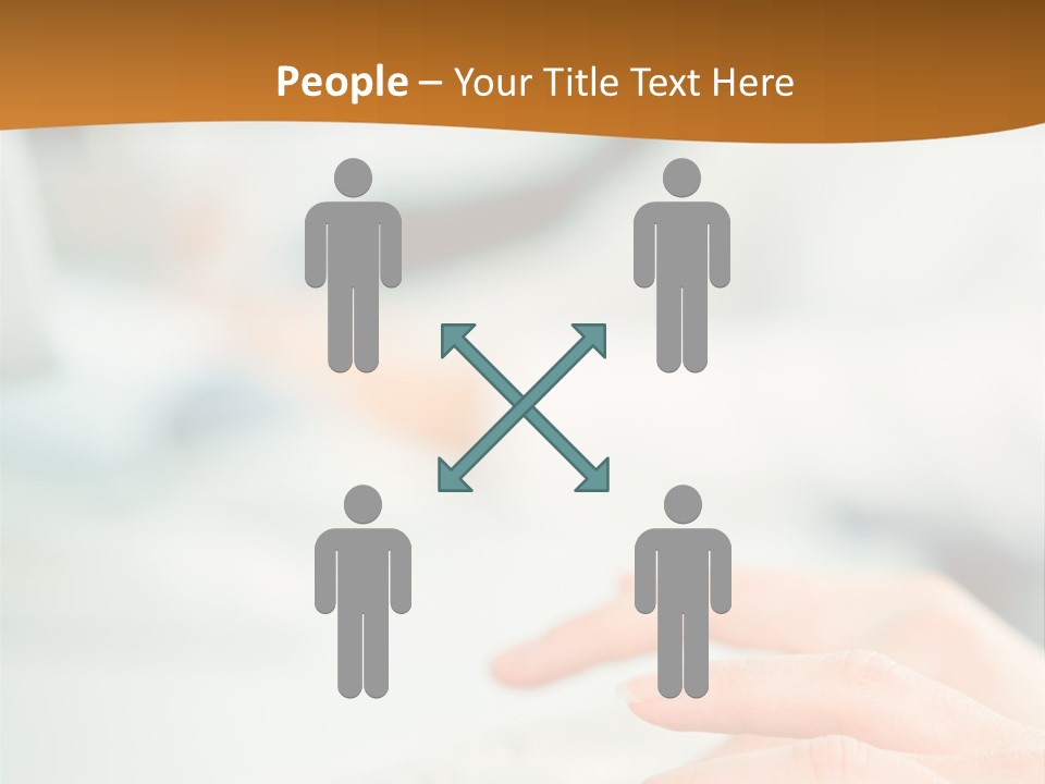 Mobile Female Talking PowerPoint Template