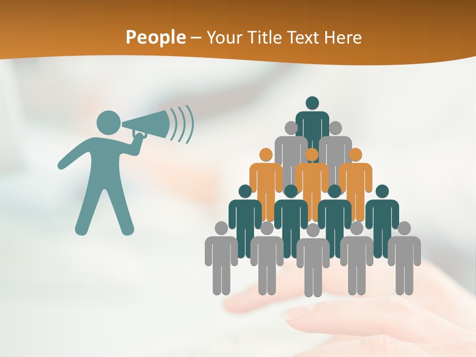 Mobile Female Talking PowerPoint Template