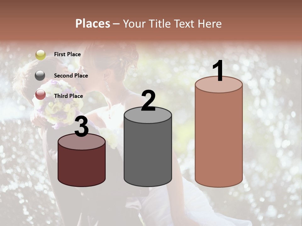 Newlywed Wife Vitality PowerPoint Template