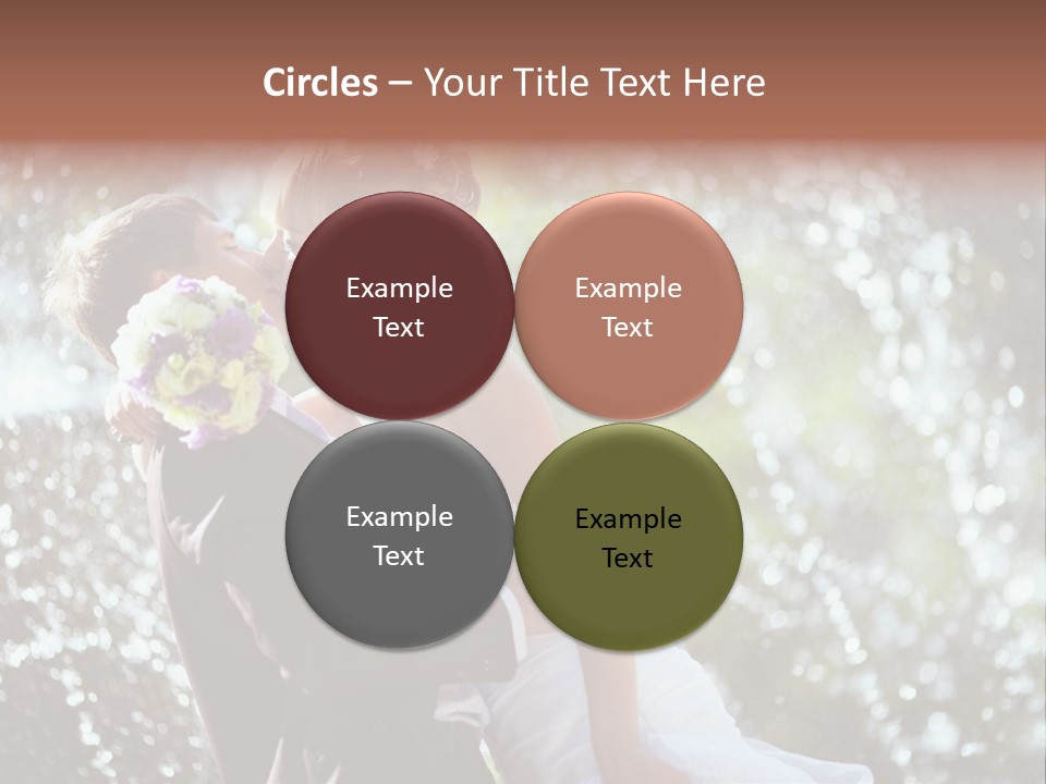Newlywed Wife Vitality PowerPoint Template