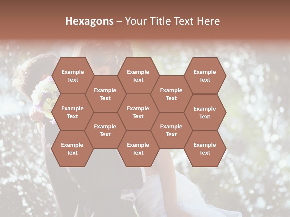 Newlywed Wife Vitality PowerPoint Template