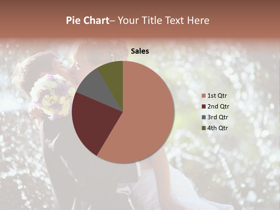 Newlywed Wife Vitality PowerPoint Template