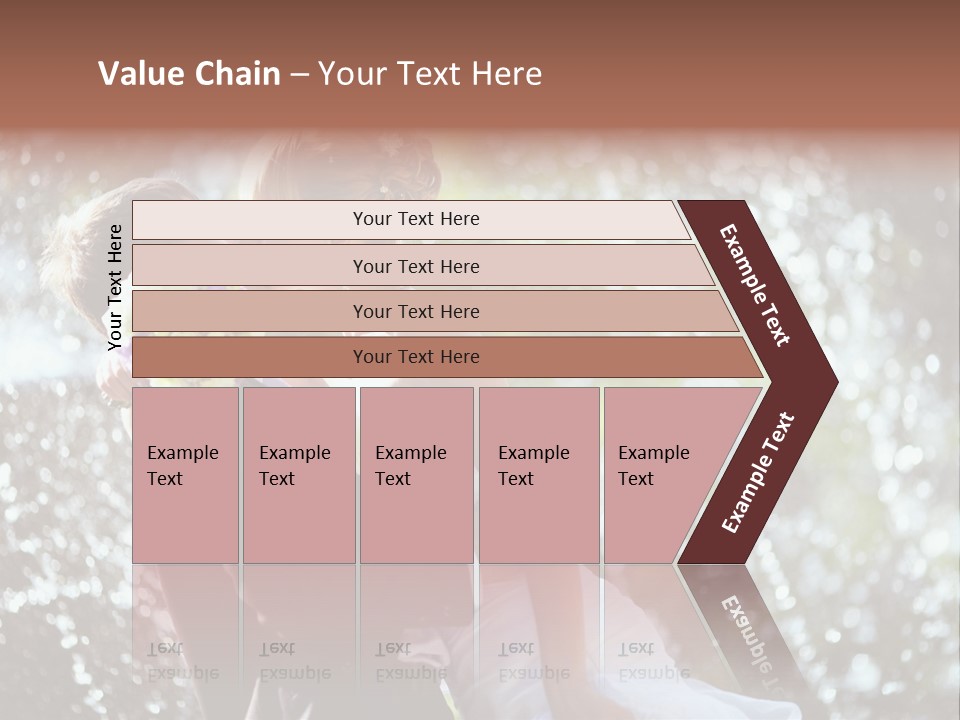 Newlywed Wife Vitality PowerPoint Template