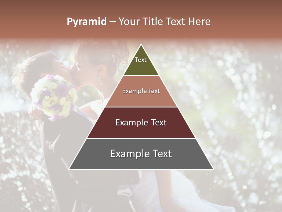 Newlywed Wife Vitality PowerPoint Template