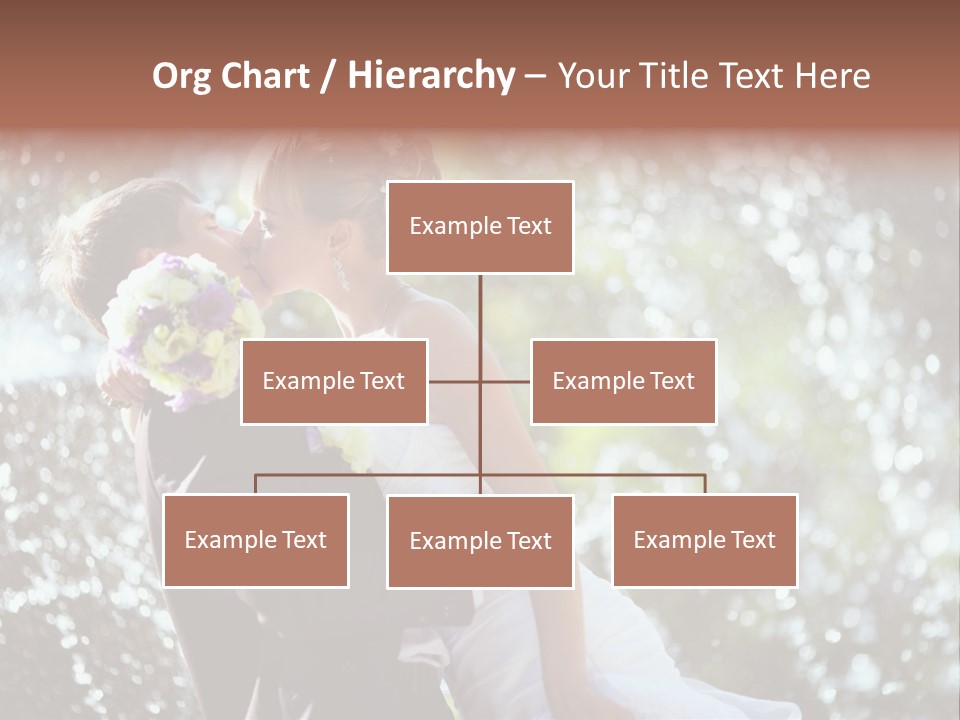 Newlywed Wife Vitality PowerPoint Template