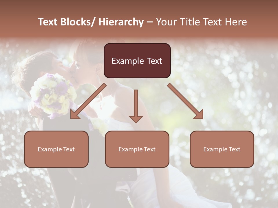 Newlywed Wife Vitality PowerPoint Template