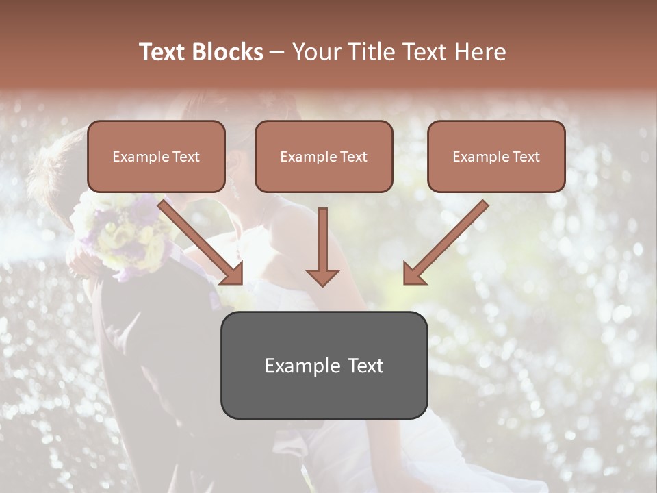 Newlywed Wife Vitality PowerPoint Template