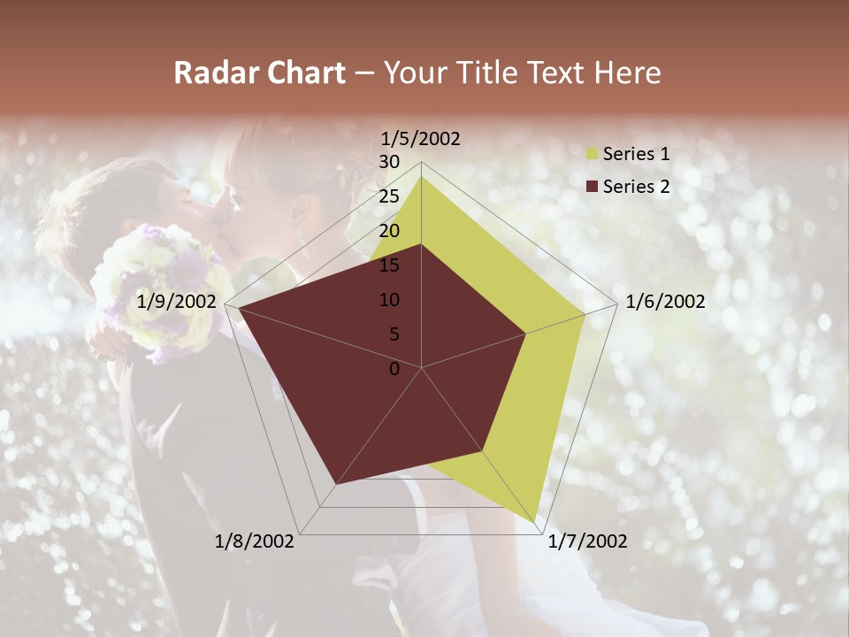 Newlywed Wife Vitality PowerPoint Template