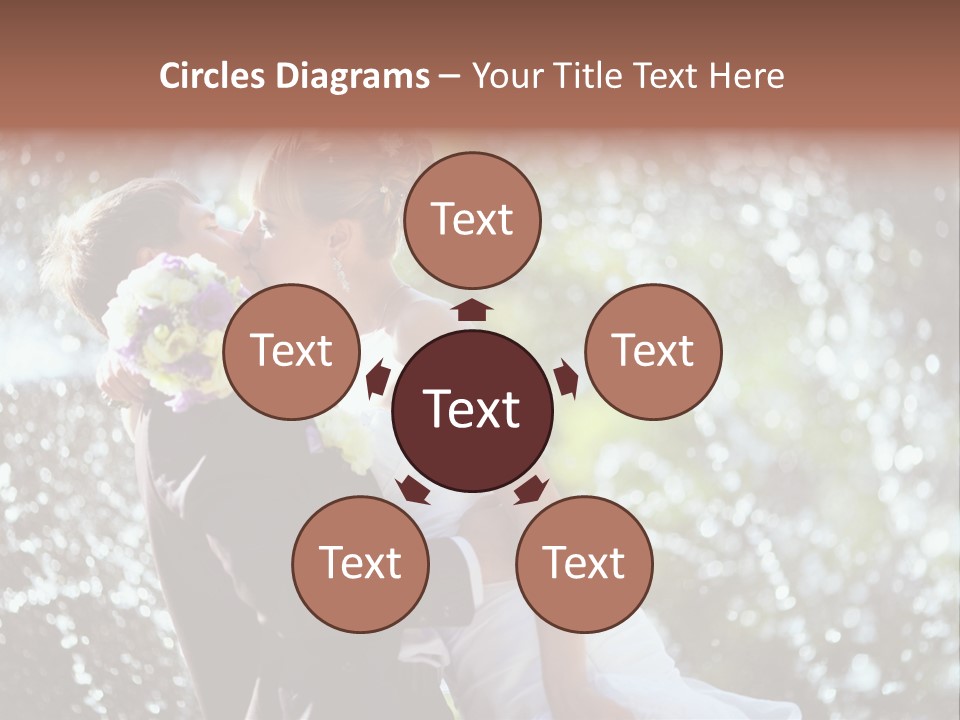 Newlywed Wife Vitality PowerPoint Template