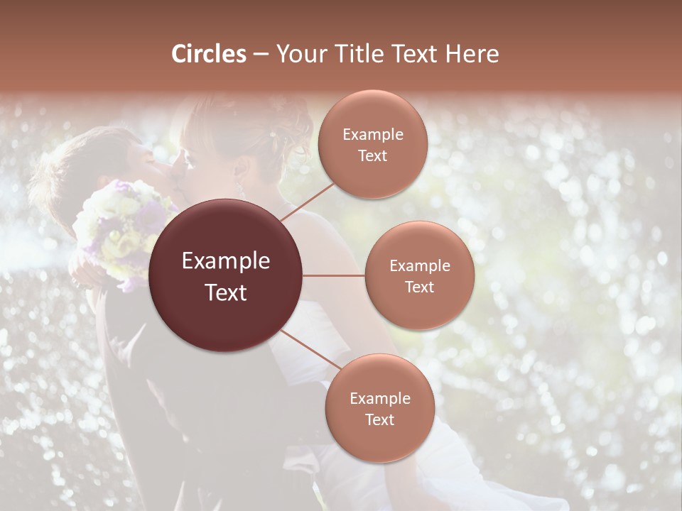 Newlywed Wife Vitality PowerPoint Template