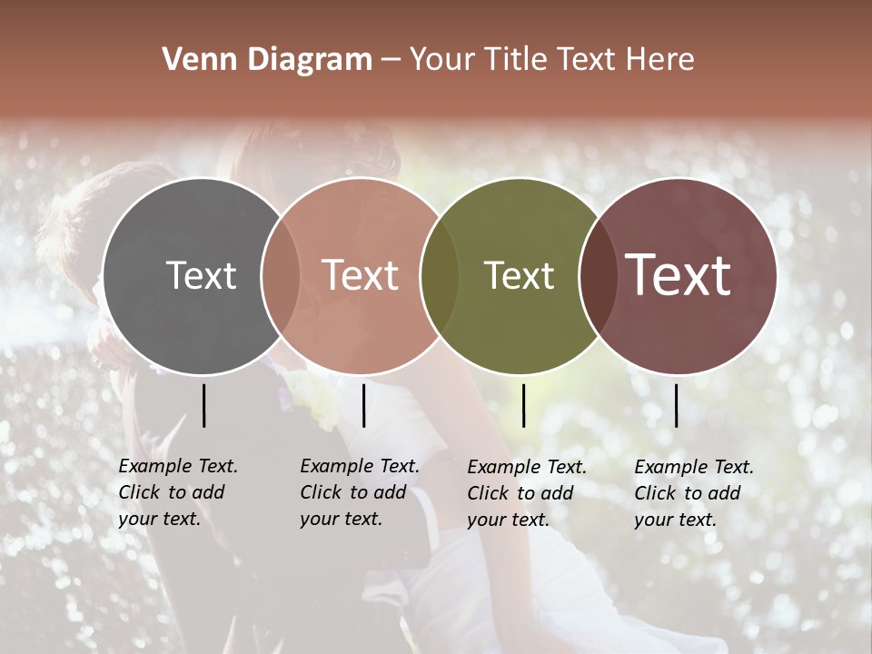 Newlywed Wife Vitality PowerPoint Template