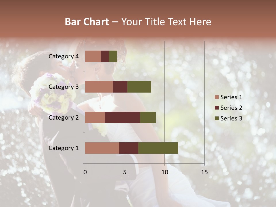 Newlywed Wife Vitality PowerPoint Template