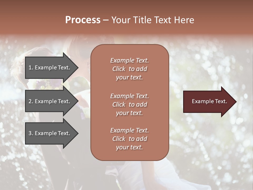 Newlywed Wife Vitality PowerPoint Template