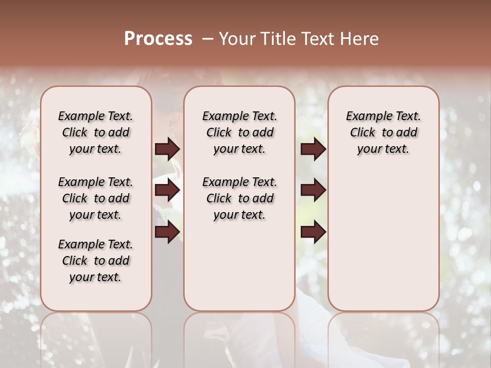 Newlywed Wife Vitality PowerPoint Template