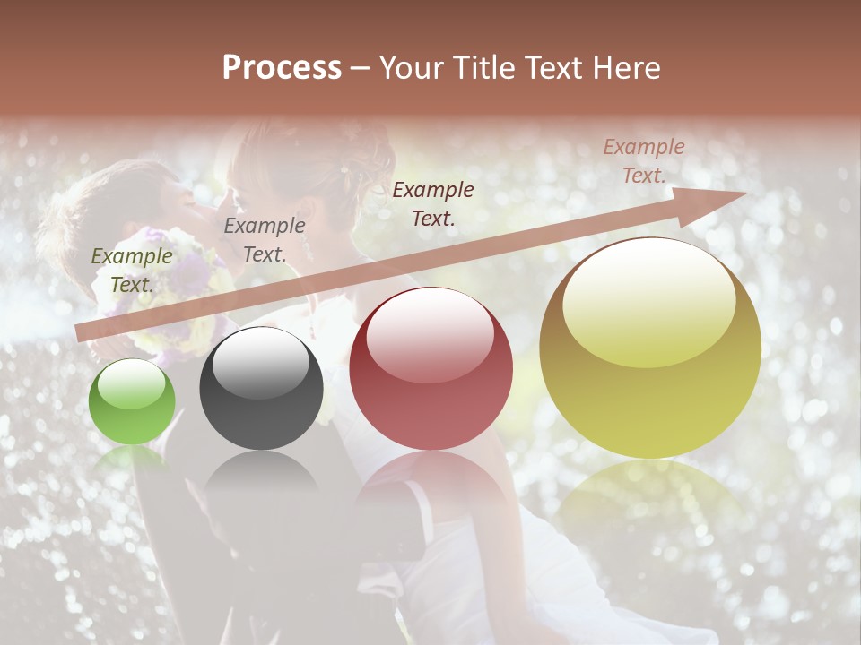 Newlywed Wife Vitality PowerPoint Template