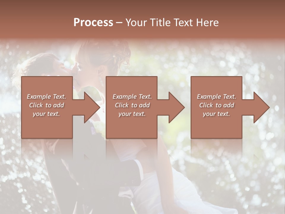 Newlywed Wife Vitality PowerPoint Template