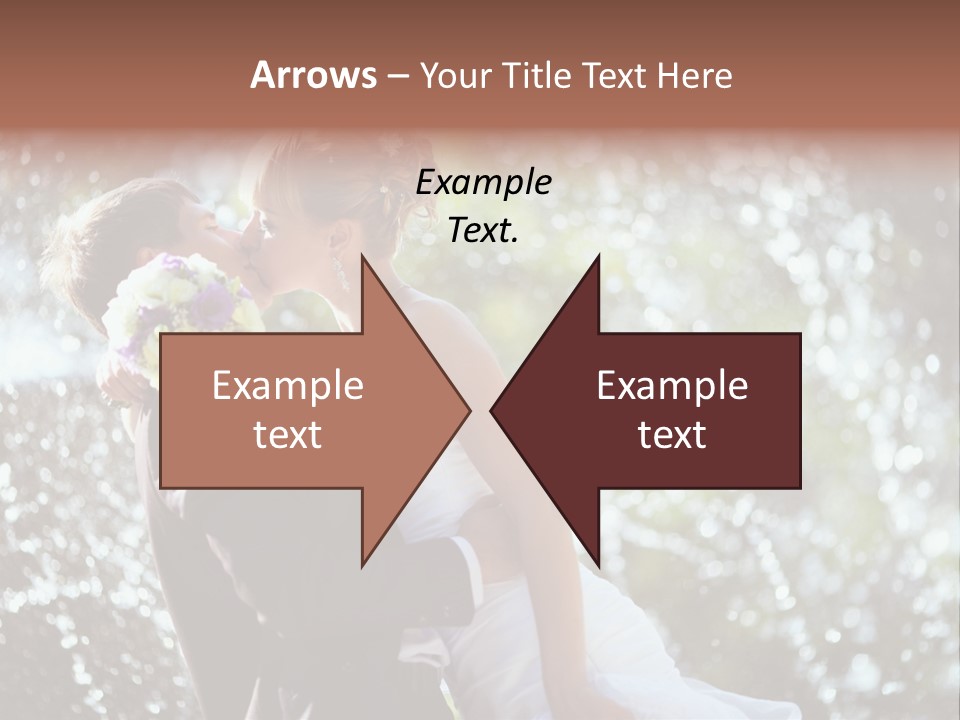 Newlywed Wife Vitality PowerPoint Template