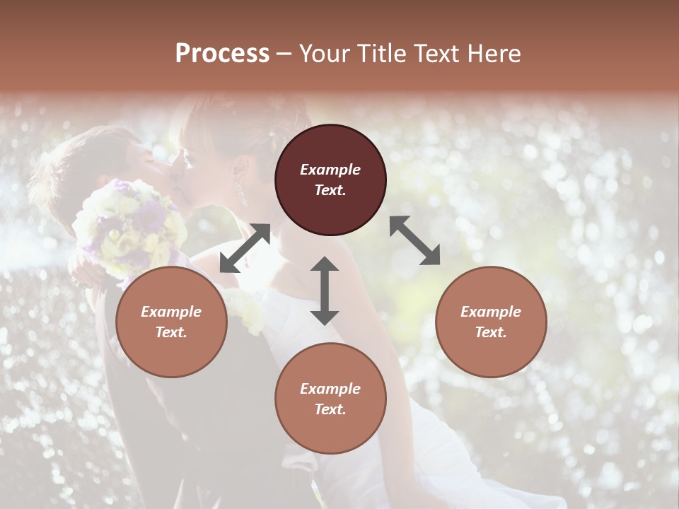 Newlywed Wife Vitality PowerPoint Template