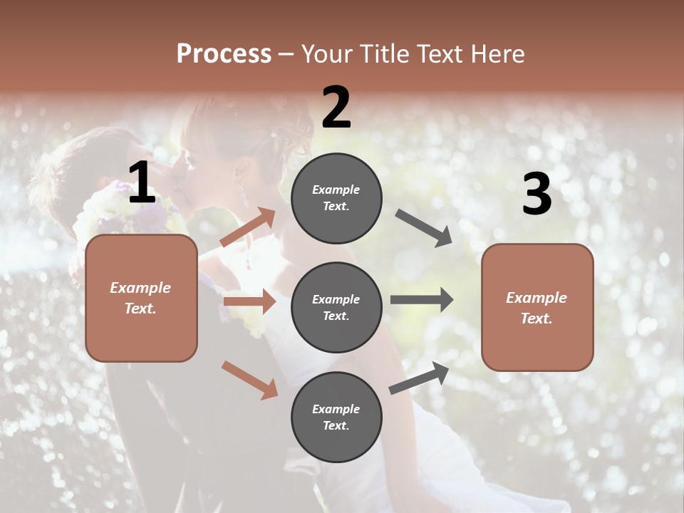 Newlywed Wife Vitality PowerPoint Template