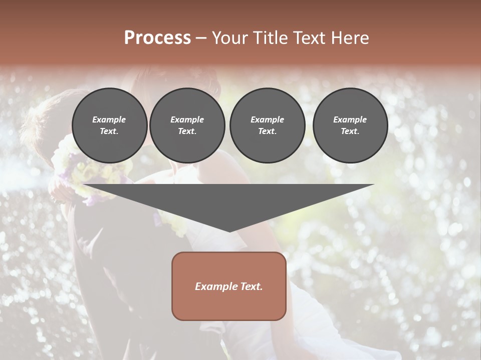 Newlywed Wife Vitality PowerPoint Template