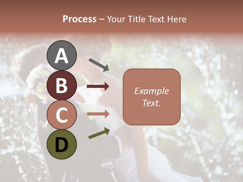 Newlywed Wife Vitality PowerPoint Template