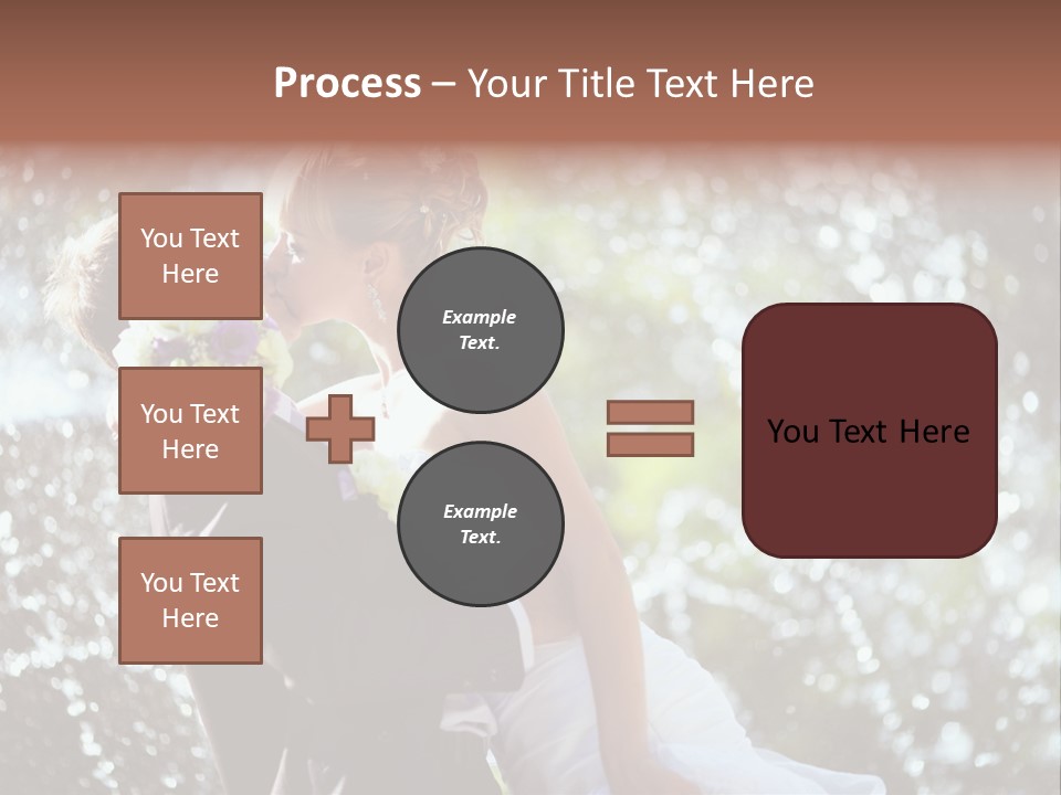 Newlywed Wife Vitality PowerPoint Template