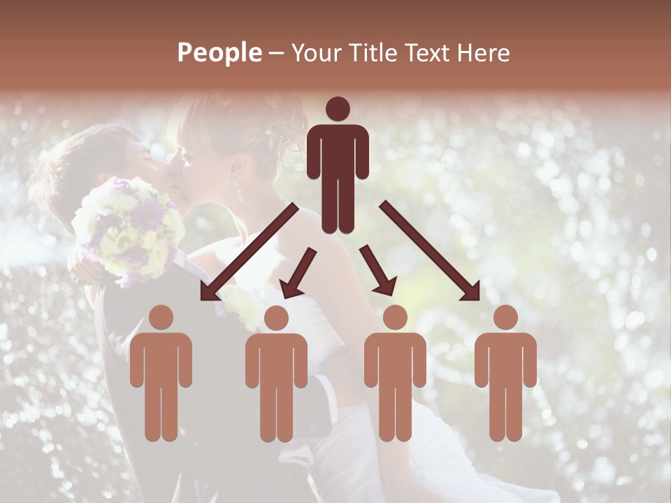 Newlywed Wife Vitality PowerPoint Template