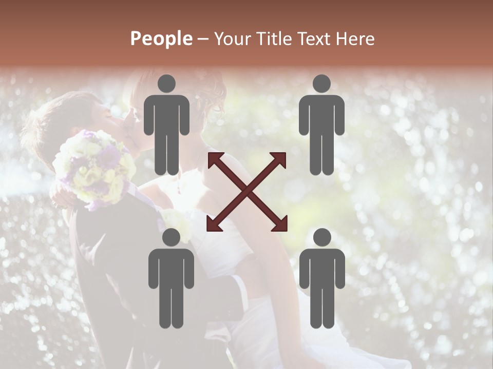 Newlywed Wife Vitality PowerPoint Template