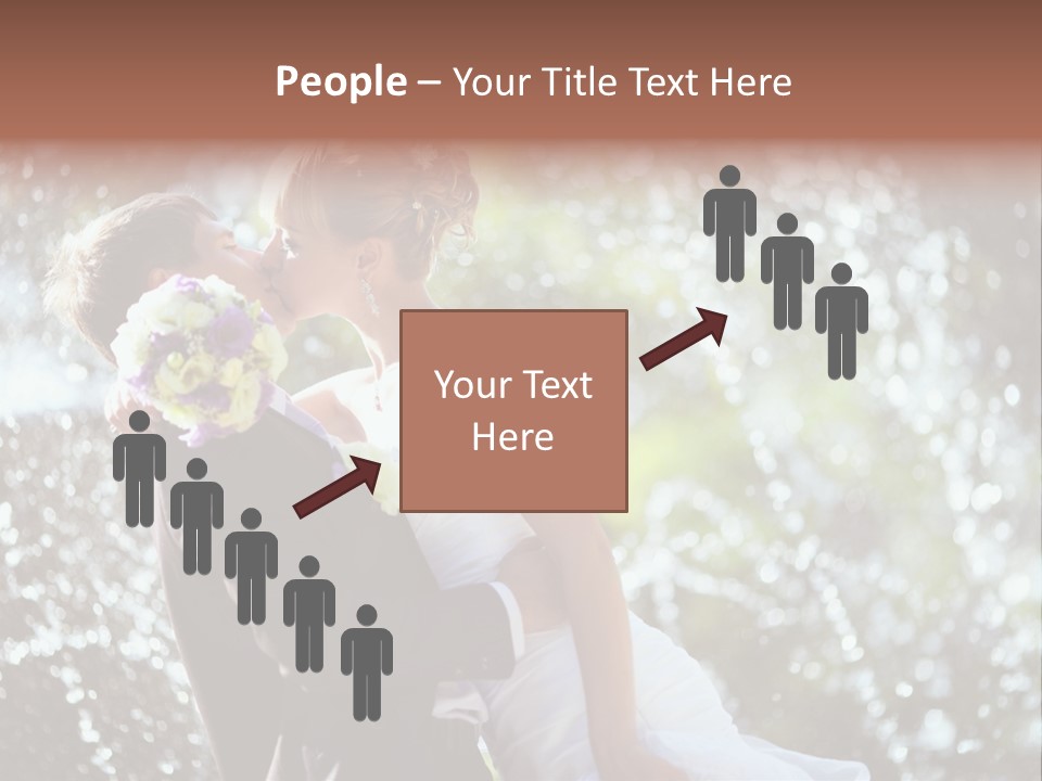 Newlywed Wife Vitality PowerPoint Template