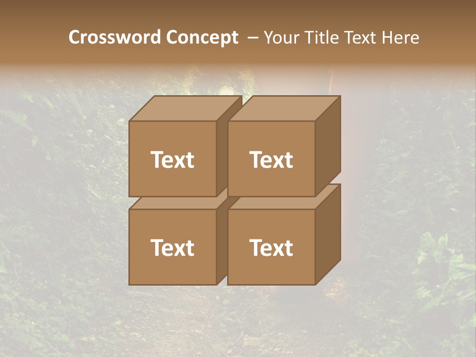 Miracle Footpath Enchanted PowerPoint Template