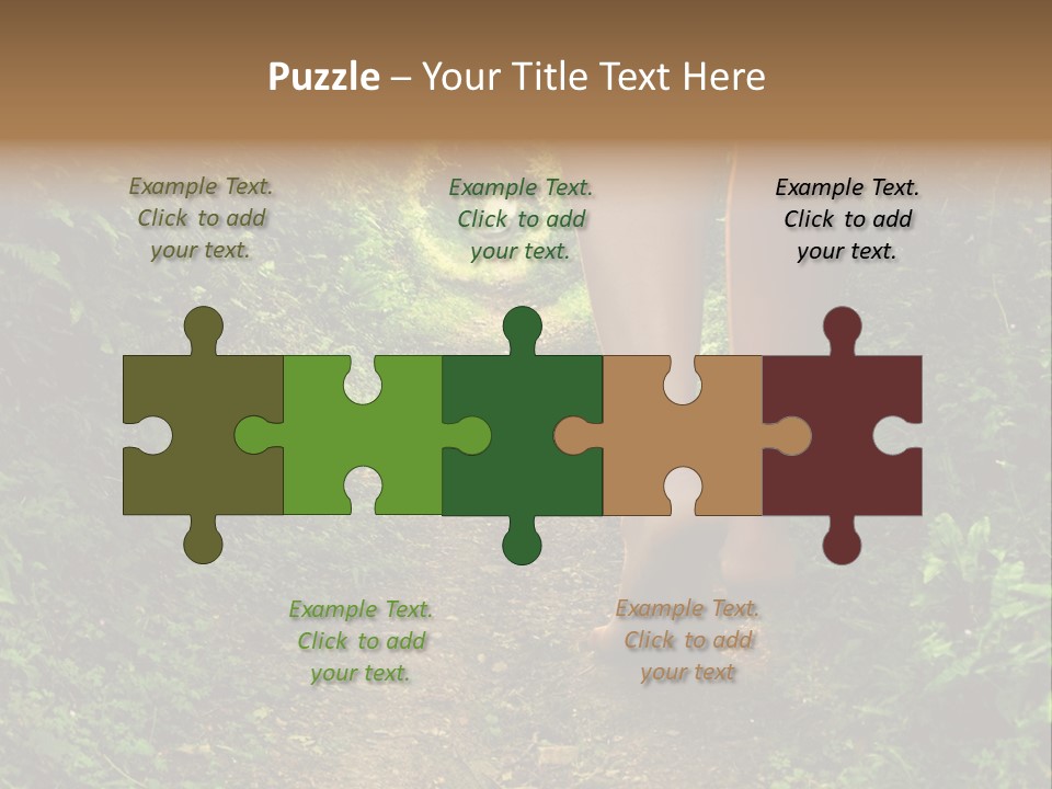 Miracle Footpath Enchanted PowerPoint Template